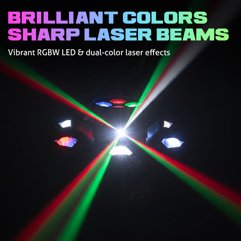 Six-Arm LED Power Station – Ignite Unforgettable Atmosphere