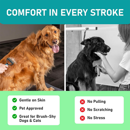 WhisperEase Double-Sided Comb – Stress-Free Pet Grooming