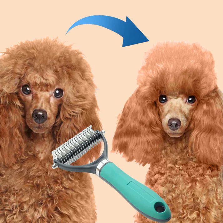 WhisperEase Double-Sided Comb – Stress-Free Pet Grooming