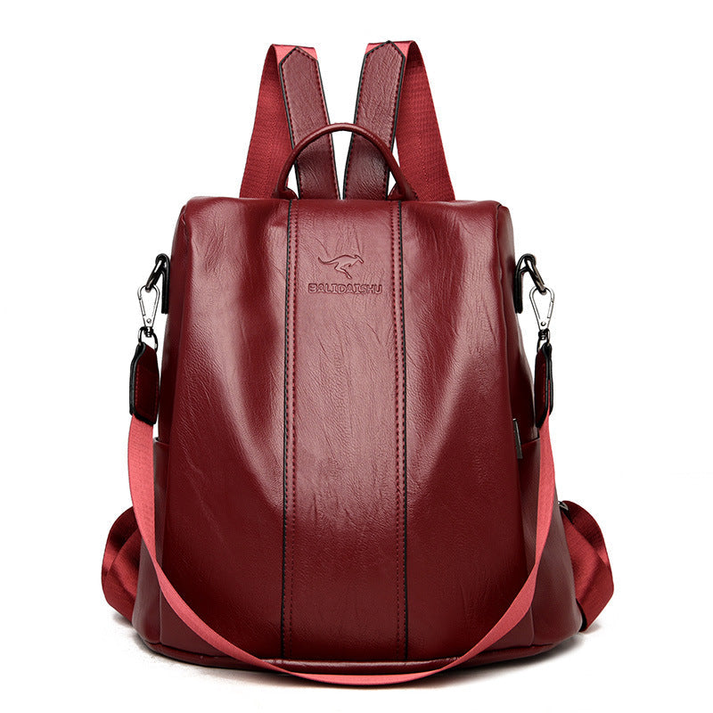 Hugo – Elegant PU Leather Backpack with Smart Compartments