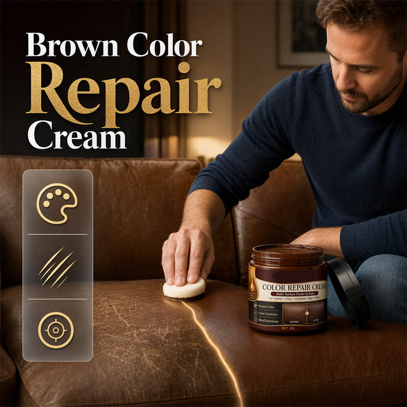 LeatherFix — Brown Leather Repair Cream | 1+1 FREE