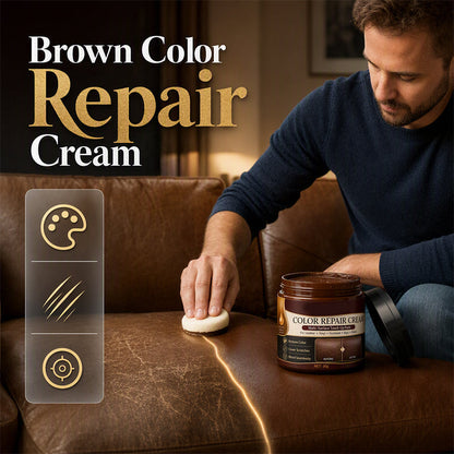 LeatherFix — Brown Leather Repair Cream | 1+1 FREE