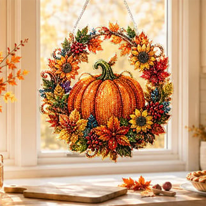 Autumn Radiance Wreath — Cozy Glow Every Day