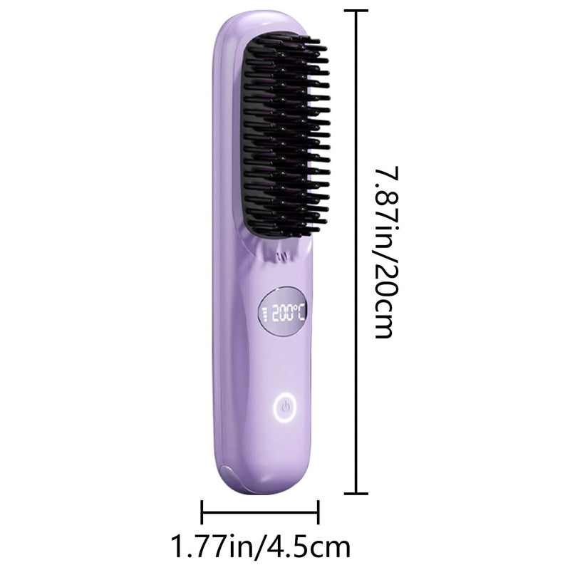VibeBrush Wireless Straightener — Effortless Shine Anywhere