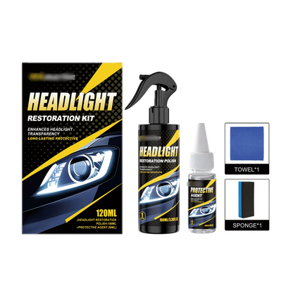 Headlight Restoration Kit — Clear Vision and Safety