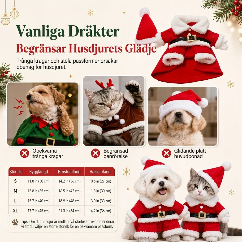 Pet Santa Suit — Cozy Comfort, Endless Charm