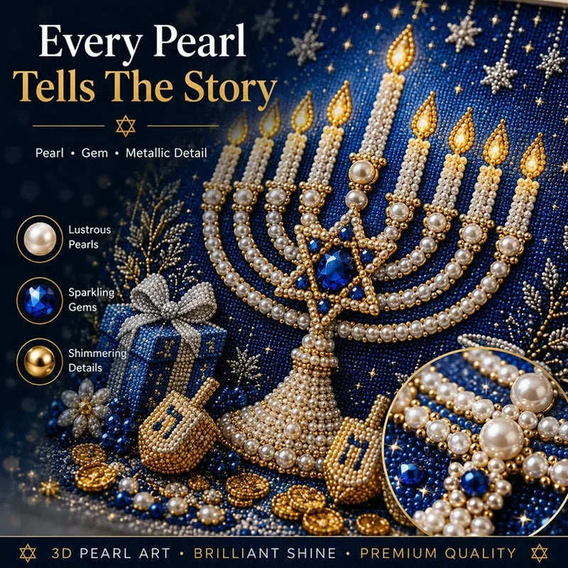 LumaShine Hanukkah Bead Art — Craft Sparkling Joy