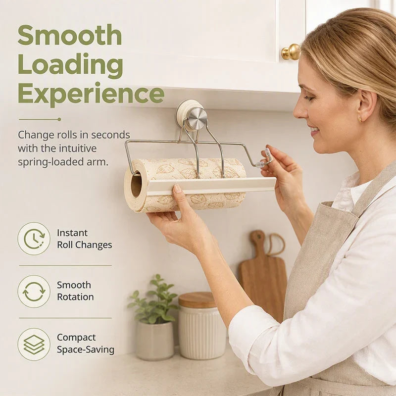 ClingHold Paper Towel Keeper — Tear Perfectly Every Time
