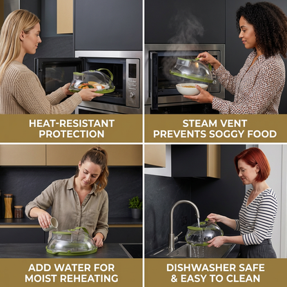 CleanShield — Microwave Food Cover | 50% OFF