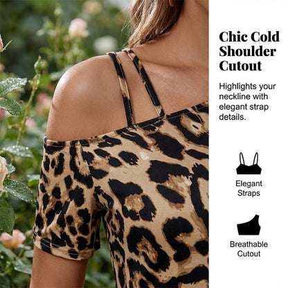 Everlyn — Leopard Mini Dress | 50% OFF