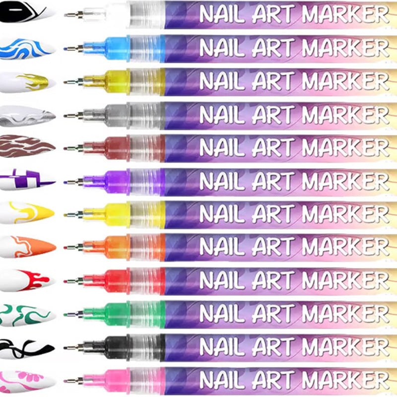 PrismPix Nail Design Pens – Stunning Nails, Instantly