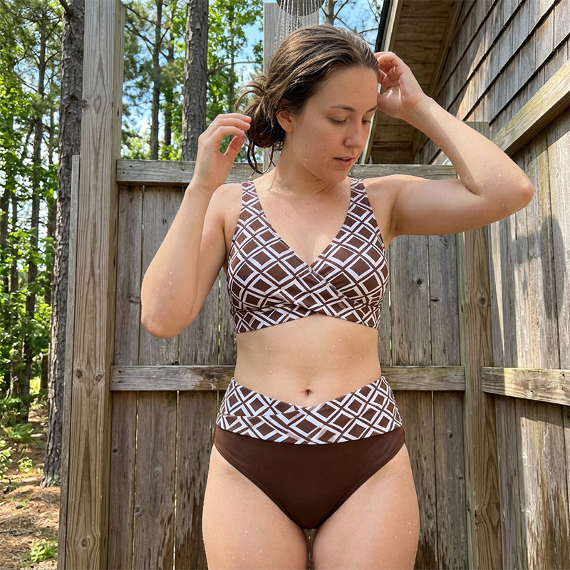 Heidi — High-Waisted Bikini with Shaping Fit
