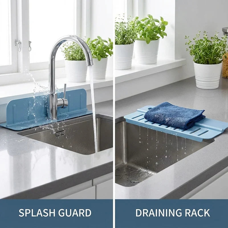 Foldable Guard — Splash-Free, Effortless Cleanliness