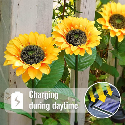 SunGlow — Solar Sunflower Lights | 50% OFF