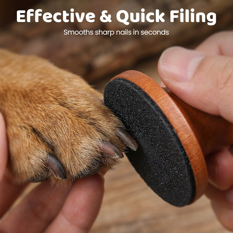 SereniPaw Wooden Nail File — Soothes Pets, Stress-Free Claw Care