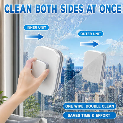 CrystalMist Magnetic Cleaner — Sparkling Windows, Effortless Speed