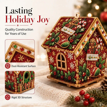 CrystalFrost 3D Bead Art Christmas Kit — Ignite Festive Joy