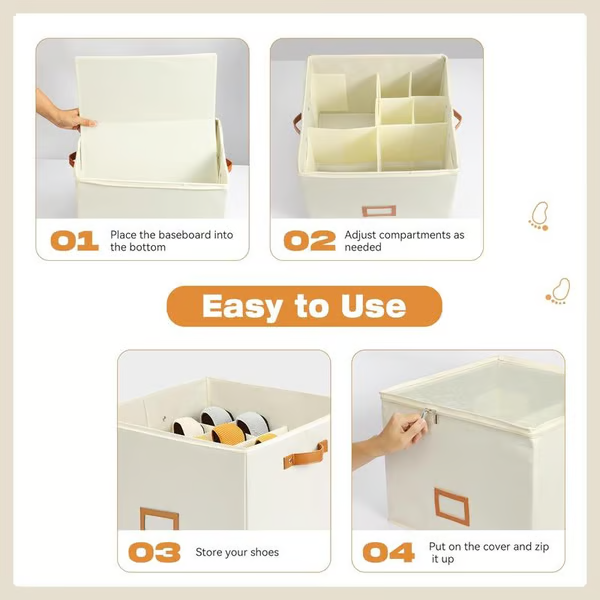 ShoeVault — Foldable Shoe Organizer | 50% OFF