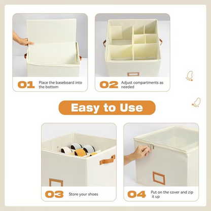 ShoeVault — Foldable Shoe Organizer | 50% OFF