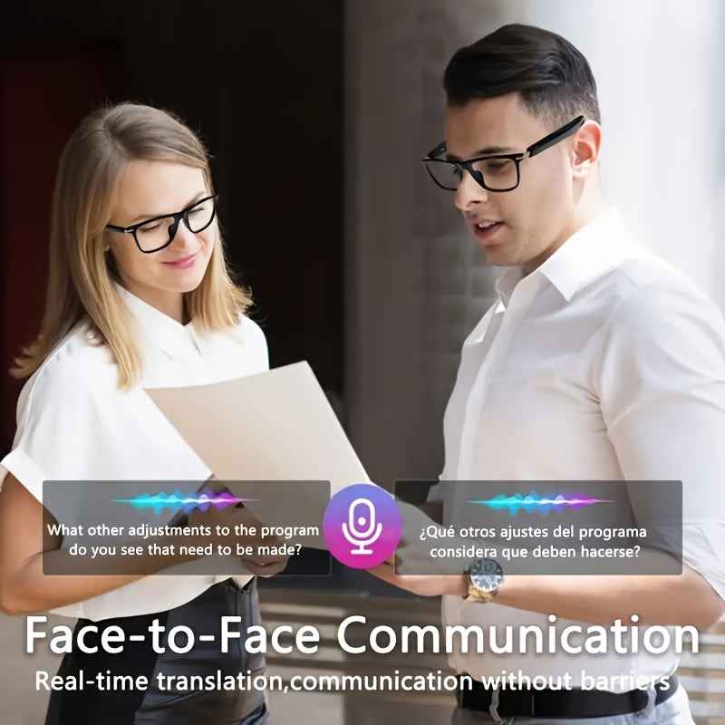 AI Intelligent Translation Glasses – Speak Freely Anywhere