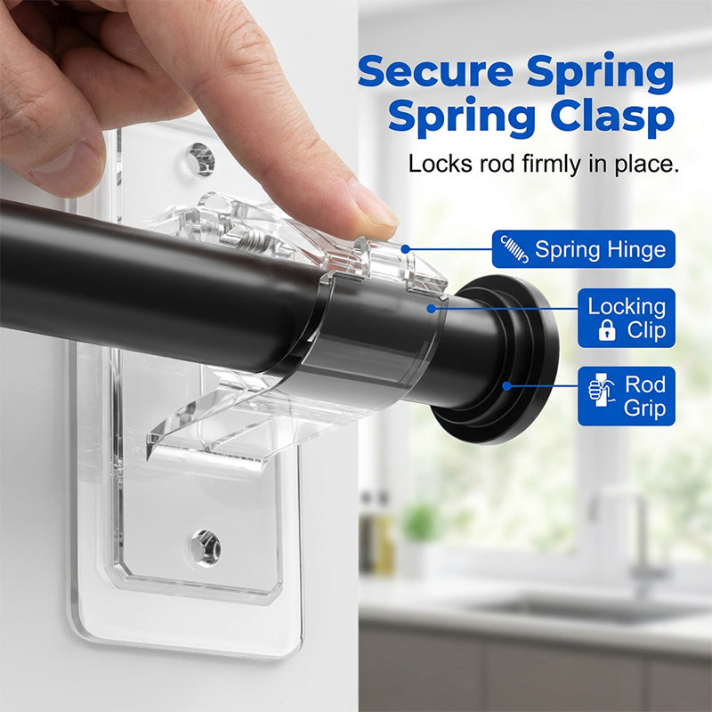 ClearHold Mounts – Damage-Free Curtain Freedom