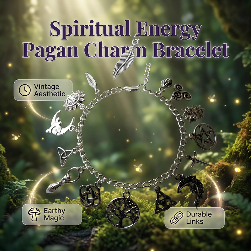 SoulSage Charm Bracelet – Unleash Confidence, Calm, Strength