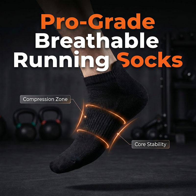 Miles – Sporty Ankle Socks with Moisture Control