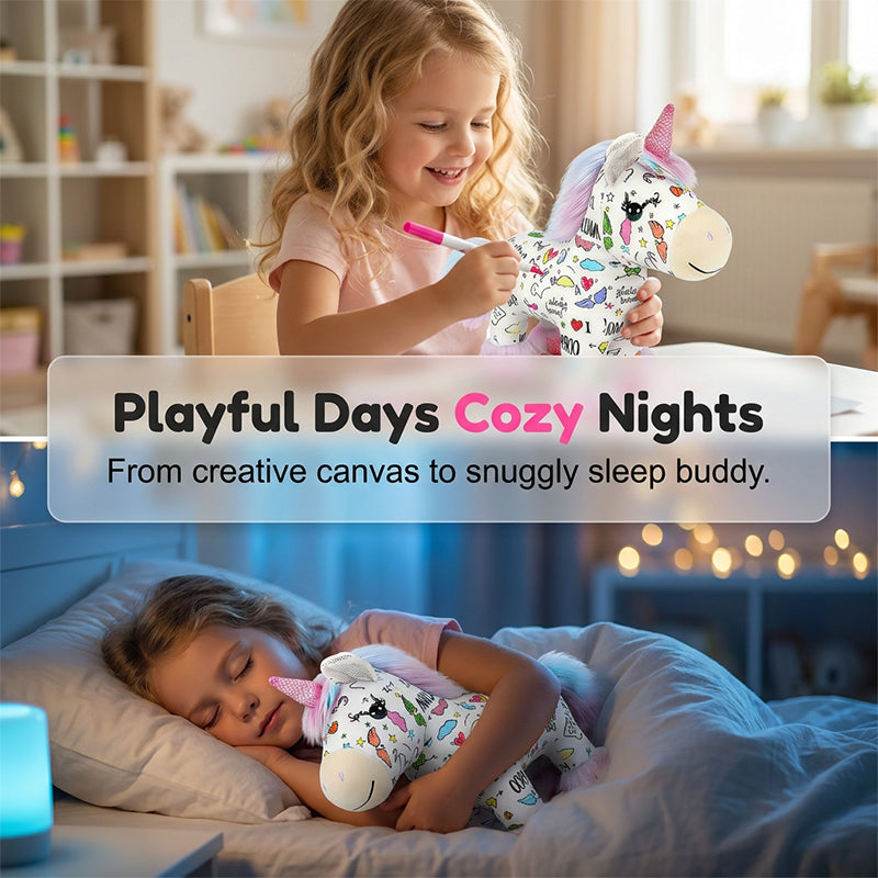 Plush friend with color change — unleash creativity instantly