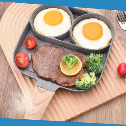 QuadraSizzle — Four-Well Omelette Pan | 50% OFF