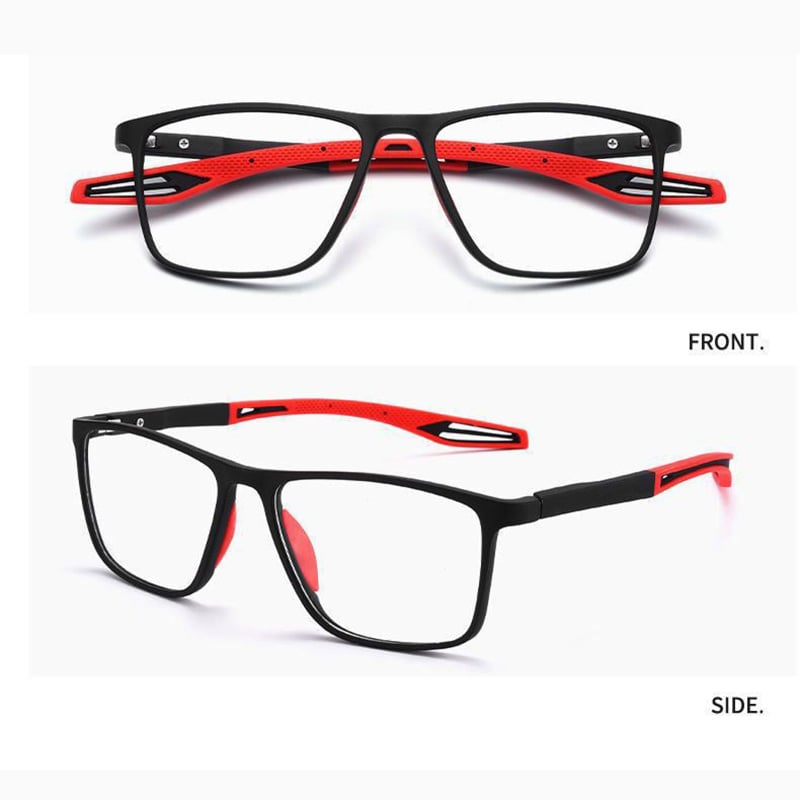 Glasses with gently progressive multifocal lenses – clear all-day comfort
