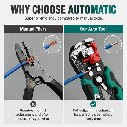 FlexCrimp Elite — Auto Wire Stripping Pliers | 50% OFF