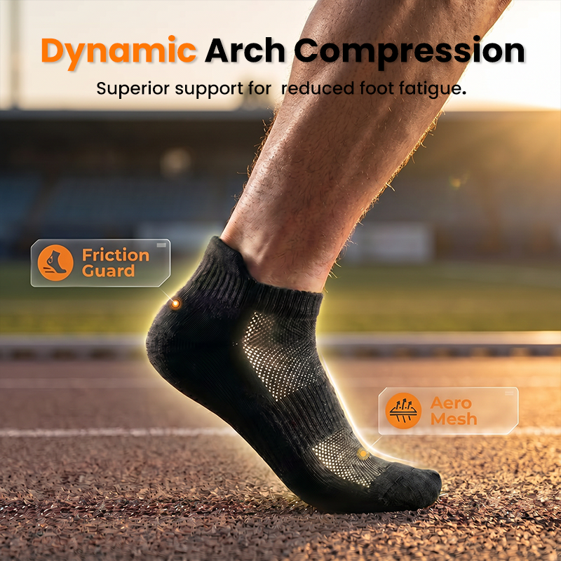 Miles – Sporty Ankle Socks with Moisture Control