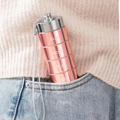 Aluminum Pill Box – Protect. Simplify. Never Forget.