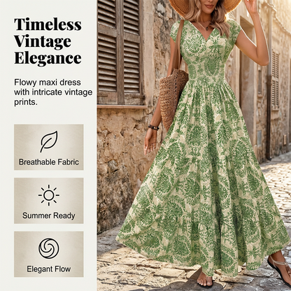 Clara — Floral Elegance Dress | 50% OFF