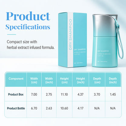 Dry Shampoo Gel — Instant Volume, All-Day Freshness