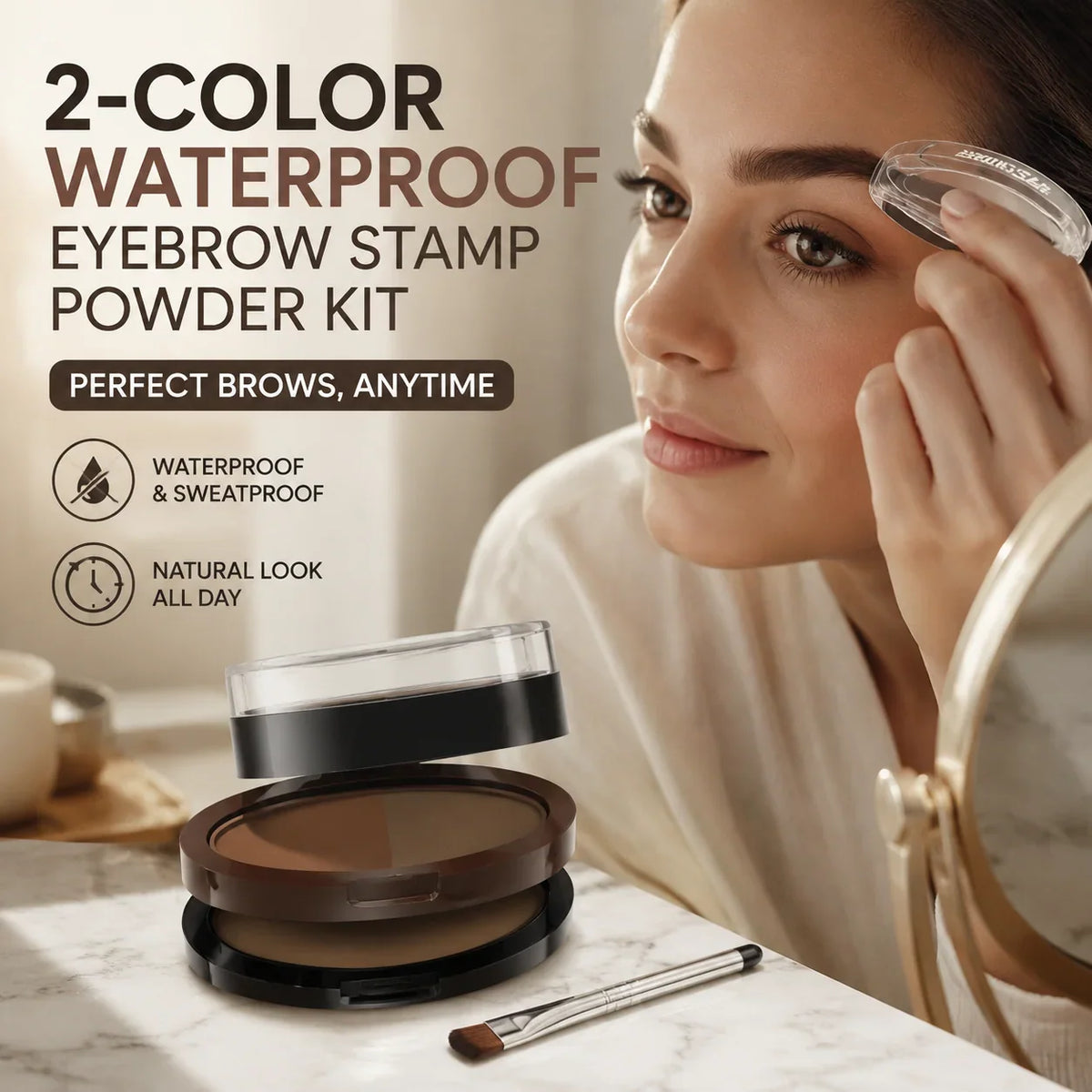 DualShade Eyebrow Powder — Flawless Brows, Effortless Confidence