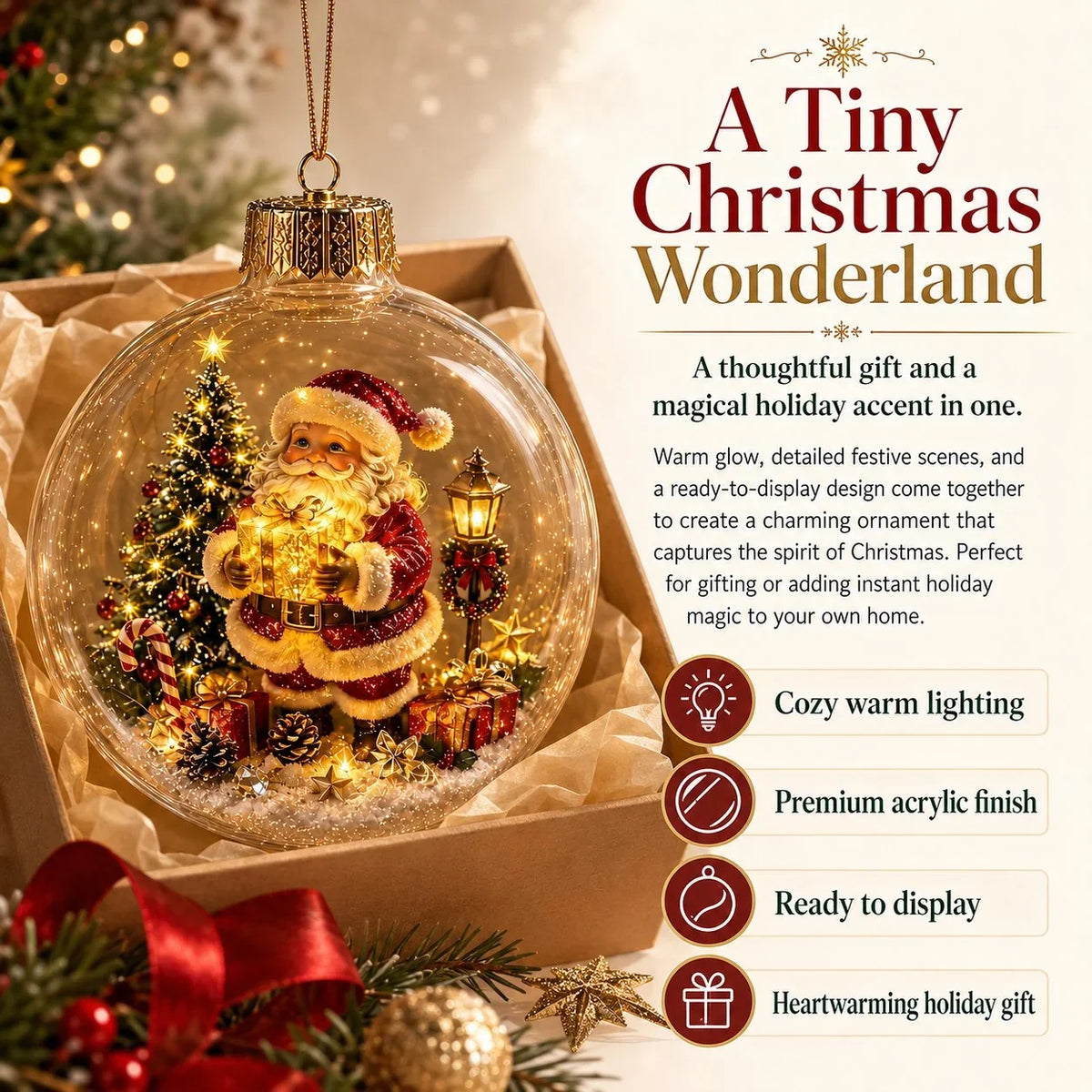 LumiFrost — Glowing Christmas Story Ornament | 1+1 FREE