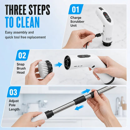 SpinScrub — Electric Spin Cleaning Brush | 50% OFF