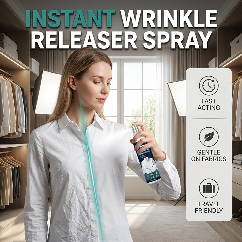 WrinkleAway Spray – Instant Wrinkle-Free Anywhere