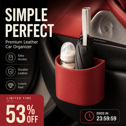 VeluraDrive — Leather Car Door Organizer | 50% OFF