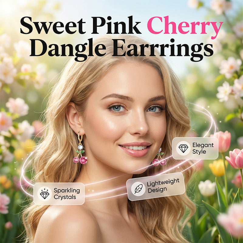 Rosalie — Crystal Cherry Earrings | 50% OFF