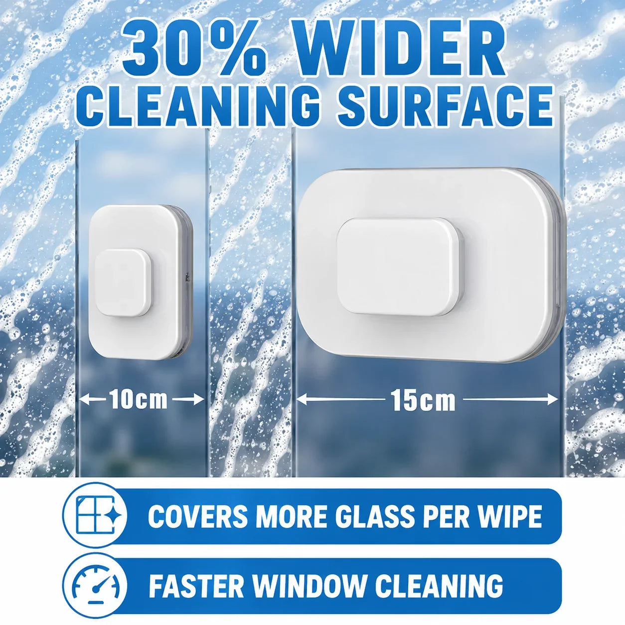 CrystalMist Magnetic Cleaner — Sparkling Windows, Effortless Speed