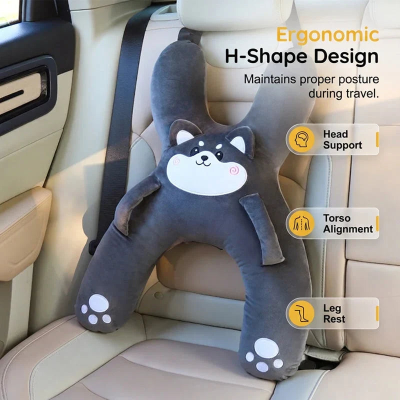 SnugNest Toddler Travel Pillow — Cozy Support, Happy Naps