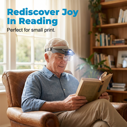 Precision Headband Magnifier – Hands-Free Focus Mastery