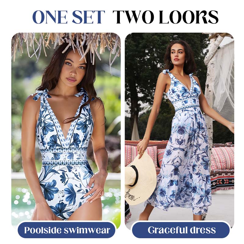 Ava – Elegant Swimsuit Dress