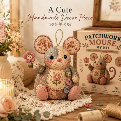Enchanting Vintage Plush Mouse — Handcrafted Quiet Joy