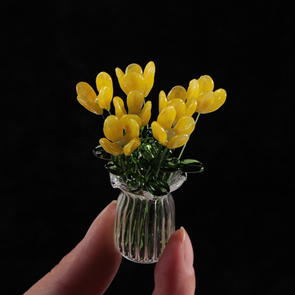 MiriFlor Mini Glass Flowers — Effortless Color Magic
