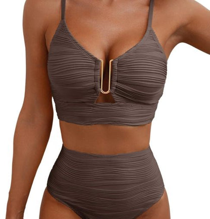 Amelia — Push-Up High Waist Bikini for Women
