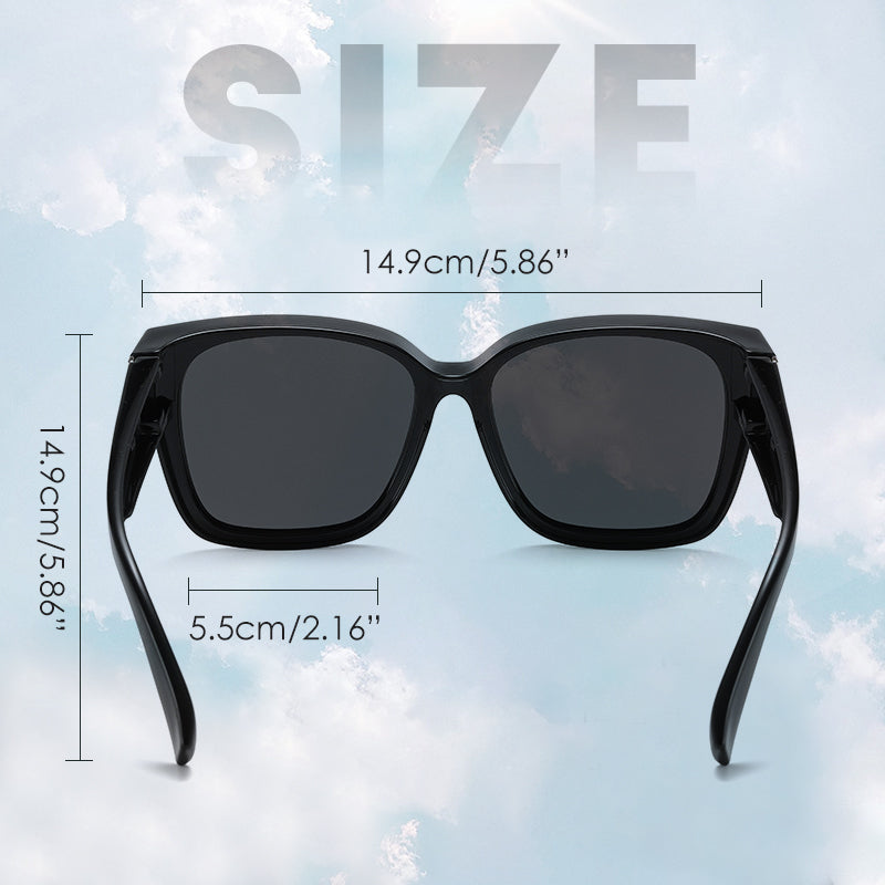 Heidi – Polarized Clip-On Sunglasses with UV400 Protection