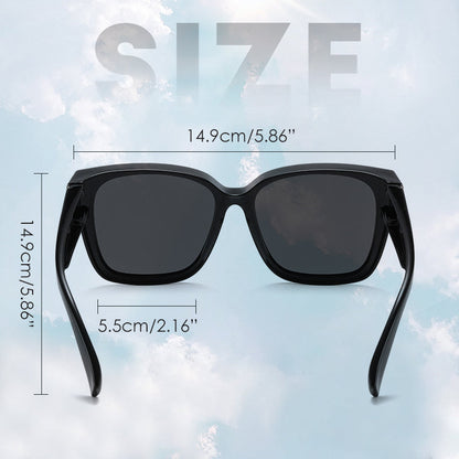 Heidi – Polarized Clip-On Sunglasses with UV400 Protection